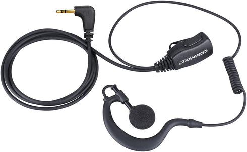 2-Pack Walkie Talkie Earpiece with Mic, 2.5mm 1-Pin G-Shape Walkie Talkie Headset with PTT, ONLY Compatible with Motorola Talkabout Two-Way Radios...