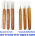 JOSDIOX Dreadlocks Crochet Hooks Tool Set,Crochet Needles for Hair Dreadlock Locks 0.75 mm Crochet Needle Steel with Bamboo Handle Good for Braid ...