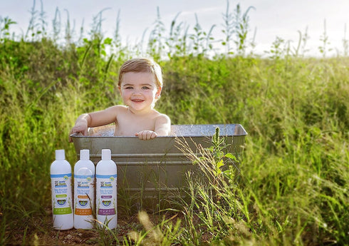 Andy Pandy Organics 100% Natural & Organic Baby Body Wash & Shampoo (8 fl oz, Sweet Orange)...