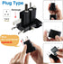 ROAD WARRIOR Universal Travel Plug Adapter Europe/UK/Australia/USA/India/China Compact Does Not Convert Voltage RW101BK Black...