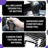 1 PC Car Central Control Gear Shift Head, Carbon Fiber Texture Decorated Transmission Shift Knob Cover, Patch Glossy Texture Tnterior Accessories,...