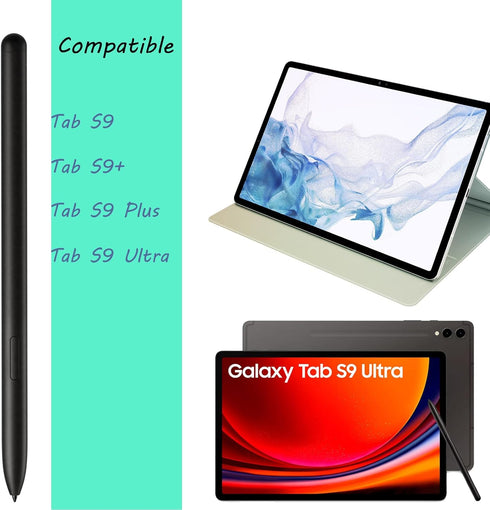 2 Pack Galaxy Tab S9 Stylus Pen for Samsung Galaxy Tab S9/ S9 Plus / S9+ /S9 Ultra S Pen All Versions Stylus Pen (Graphite)...