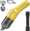Cordless Handheld Vacuum, Rechargeable Car Vacuum Cleaner with Combo Crevice and Brush Tool Included, for Home, Office, Car, Pets - Yellow...