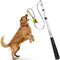 Flirt Pole for Dogs - Safe & Strong for Large Breeds w/Non-Bungee Cord - Spring Pole for Tug of War, Interactive Play & Puppy Training - Heavy-Dut...