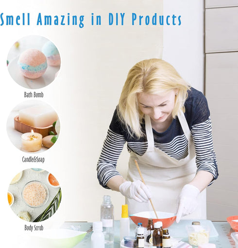 Beach Fragrance Oil, MitFlor Premium Scented Oils for Diffuser, Soap & Candle Making Scents, Summer Aromatherapy Essential Oils Set, Coastal Linen...