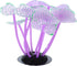 VOCOSTE Soft Silicone Glowing Aquarium Mushroom Coral, Fluorescence Aquatic Artificial Coral for Fish Tank Decoration, Purple...