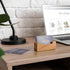 Business Card Holder for Desk, Acacia Wood Business Card Organizer Desktop Business Card Display Stand for Office Home Tabletop Exhibition, Small ...