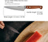 Utility Knife 5.5 Inch - MATTSTONE HILL Small Kitchen Knife, Compact Chef Knife, Petty Knife, German Steel, Wood Handle...