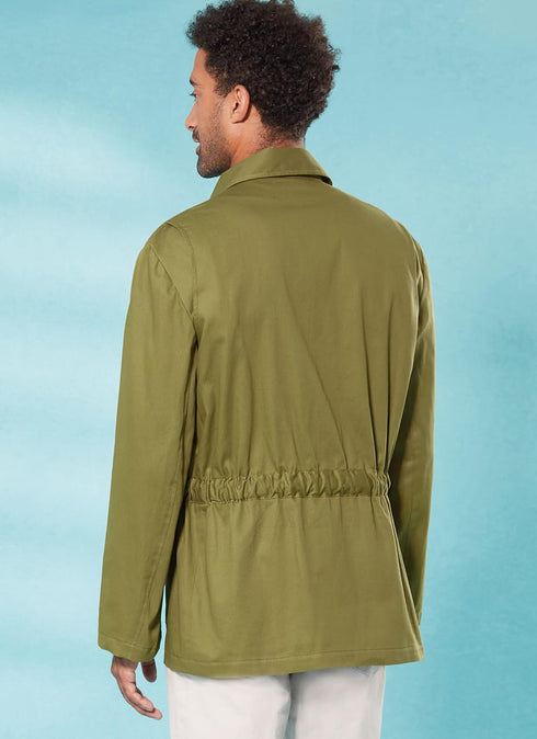 McCall's Men's Collared Jacket Sewing Pattern Kit, Design Code M8371, Sizes 34-36-38-40-42...