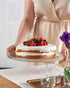 Pasabahce Premium Clear Glass Servicing Tray, Uniqe Desing Cake Stands, Server Plate, Great for Cup Cakes, Cookies, Snacks, and Fruits, Perfect fo...