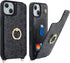 for iPhone 13 Case with Card Holder for Women,iPhone 13 Phone Case with Strap,Crossbody Lanyard,Ring Stand,Snap Clasp,Cute Wallet Cases for iPhone...