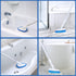 Qaestfy Bathtub Brush Refill Replacement Shower Tub and Tile Cleaning Lock in Place Scrub Brushes Head for Bathroom Wall Floor Scrubbing Compatiab...
