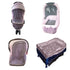 Enovoe Pink Mosquito Net for Baby Stroller - Durable Cover for Cribs, Bassinets, Cradles & Playards...