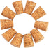 100 Pieces #7 Tapered Cork Plugs, Premium Blank Wine Corks Wine Stoppers Replacement Corks, 0.8 x 0.6 x 1 Inch...