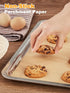 SMARTAKE 50 Pcs Parchment Paper Baking Sheets, 12x16 Inches Non-Stick Precut Baking Parchment, for Baking Grilling Air Fryer Steaming Bread Cup Ca...