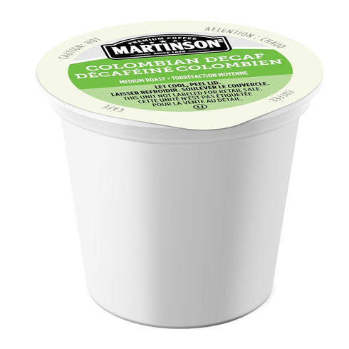Martinson Colombian Decaf, Medium Roast Coffee, Keurig K-Cup Brewer Compatible Pods, 24 Count (Pack of 1)...