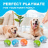 Interactive Dog Toys: Smart Treat Dispenser Ball with Remote Control, Active Rolling, Automatic Moving, USB Rechargeable, RGB Light, for Small, Me...