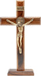 Intercession Wall and Table Wood Cross Crucifix (10 inches - Antique Gold)...