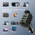 USB C Car Charger Adapter 124W, 4 USB Multi Port PD 100W Cigarette Lighter Car Charger Compatible with MacBook Pro Air, iPhone 14 13 Pro Max iPad ...