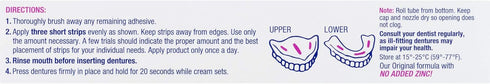 Denture Adhesive Cream, Extra Strong Holding Power, 2.5 oz...