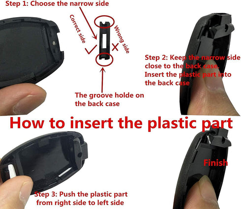 3+1 Buttons Replacement Key Fob Cover Case fit for Honda 2003-2012 Accord 2006-2013 Civic EX 2009-2015 Pilot 2005-2006 CR-V Ridgeline Odyssey Keyl...