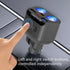 Dual Car Charger Adapter, 200W Double Cigarette Lighter Adapter Outlet Dual Cigarette Lighter Plug Splitter USB Charger 12V Cigarette Lighter Sock...