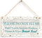 Please Do Not Flush Paper Towels, Sanitary Products, Tissues & Wipes. Thank You! Functional Interior House Wood Sign Plaque 10x5(BW719)...