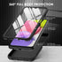 for Samsung Galaxy A03s Phone Case: Shockproof Silicone Slim Cover Hybrid Protective Cell Case - Durable TPU Dual Layer Drop-Proof Cover (Black)...