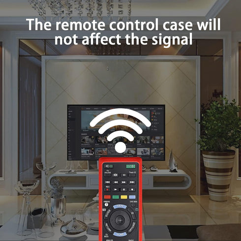 Protective Silicone Remote Case for Sony RMT-TX102U RMF-TX200U RMT-TX200U RMF-TX300U Smart Android TV Voice Controller Washable Anti-Lost Remote C...