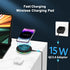 15W Fast Wireless Charger Samsung Android Wireless Charging Pad with QC 3.0 Adapter for Samsung Galaxy S24 S23 S22 Ultra S21 S20 Note20, iPhone 15...