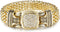 UNY JEWEL Pave Crystals Designer Inspired Statement Popcorn Chain Bracelets Women Jewelry Magnetic Clasp...