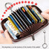 FurArt Zipper Wallet Women, RFID Blocking Credit Card Wallet, Business Card Holder, Compact Size KeyChain Wallet...