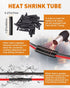 NAOEVO 2 Pin Connector Waterproof?16 AWG 2 Wire Connectors, Automotive Electrical Connectors Male And Female Way With Heat Shrink Tubing For Car T...
