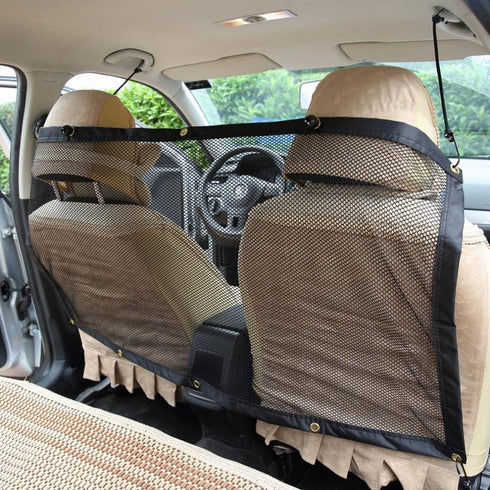 Dog Car Barrier Pet Car Divider Net with Adjusting Rope and Hook Multifunctional car Dog guardrail Used for SUV Car Truck...