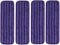 4 PCS Washable and Reusable Mop Pads Compatible with Swiffer Wet Jet Mop, Replacement Pads for Hardwood Floor Cleaning, Dry Wet Mopping Cloths for...