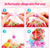 30-Piece Set Plant Twist Ties for Icing Bag and Silicone Decoration Bag - Cake Decorating Supplies for Cookies and Pastry (10 Light Purple, 10 Blu...