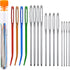TIESOME16pcs Large-Eye Needle Set, Stainless Steel Darning Needle Yarn Knitting Needles Sewing Needles Wool Needle Hand Knitting Needles Sewing Kn...