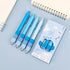 Gel Pens Set Cute Retractable Gel Black Ink Pens, Aesthetic Ballpoint Pens Needle Point Smooth Writing Medium Fine Point Tip for School Office Sup...