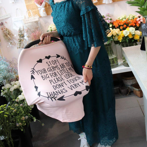 Nursing Breastfeeding Cover, Baby Car Seat Cover Infant Carseat Canopy,Versatile Stroller/High Chair/Shopping Cart/Carrier Covers, Newborn Boys Gi...