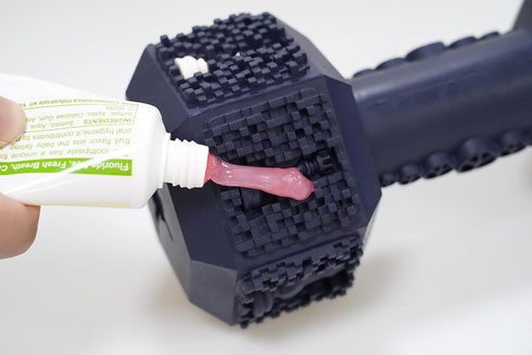 Dog Chew Toy for Aggressive Chewers, Interactive Dental Toy for Training and Cleaning Teeth, Durable and Indestructible Toy for Small and Medium D...