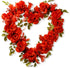 Amyzor Heart Shape Natural Grapevine Wreath Ring DIY Craft Vines Base Grapevine Roll for Rustic Summer Fall Christmas Wreath Door Garland Home Wed...