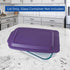 Replacement Lid Cover for Pyrex 3 QT Glass Baking Dish Caserole Container 233-PC (Purple)...