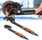Adjustable Wrench Quick Multi-Function Spanner Power Grip Pipe Wrench Set 2 Pack compatible with 14-60mm Pipes Nuts Screws...