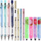 0.9 mm Mechanical Pencil Stationery Set Including 4pcs Mechanical Pencils with 4 Tubes HB Lead Refills and 4pcs Jerry Erasers for Writing Draft, D...