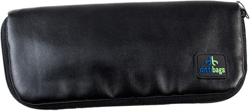 Dittibags Skinny Case - Small Travel Diabetic Wallet for Insulin Pen and Pen Tips (Black)...