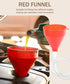 3Pcs Funnels for Automotive Use,Car Accessories Oil Funnel,Oil Funnels Set,Wide Mouth Fuel Funnels,Long Neck Oil Funnels,Flexible Right Angle Funn...