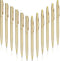 12 Pack Gold Pens Bulk Gold Metallic Pens Slim Ballpoint Pens Retractable Christmas Ballpoint Pen with Black Ink Metal Pens Mini Conical Pens for ...