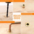 M6 x 15mm Wood Inserts Bolt Furniture Screw in Nut Threaded Fastener Connector Hex Socket Drive for Wood Furniture, 50 PCS...