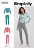 Simplicity Misses' Corset Style Hooded Jacket and Knit Leggings Sewing Pattern Packet, Design Code S9895, Sizes 10-12-14-16-18...