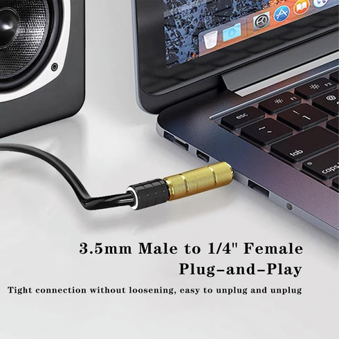 4pack 3.5mm to 1/4 Adapter 1/8 Male to 1/4 Female Headphone Jack Adapter Stereo Audio Adapter Jack Plug......